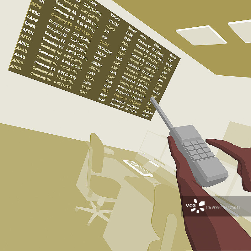 使用无线电话的人手部特写图片素材