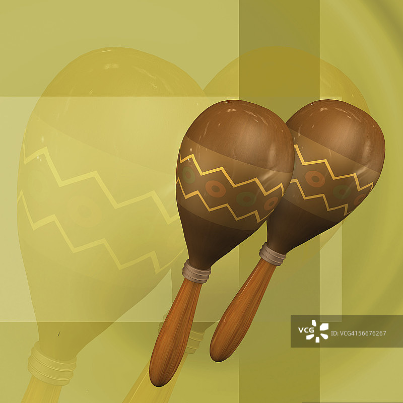 沙锤特写图片素材