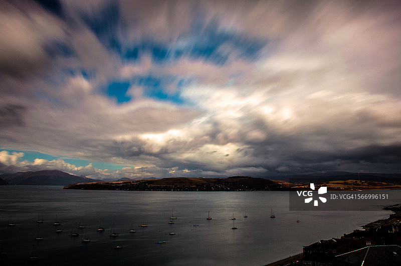 克莱德湾长曝光图片素材