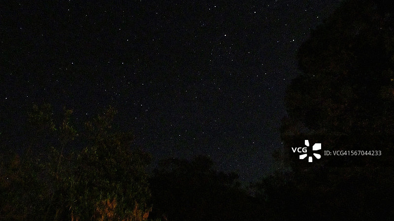 繁星闪烁的夜晚,图片素材
