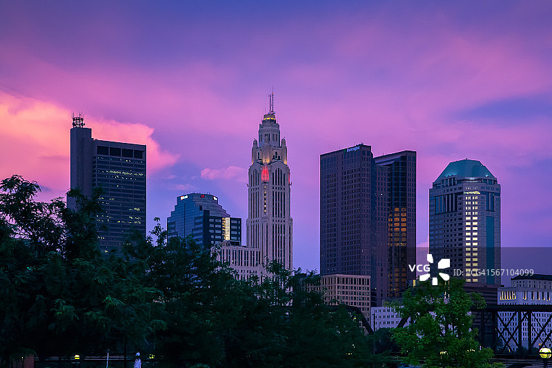 哥伦布市中心图片素材