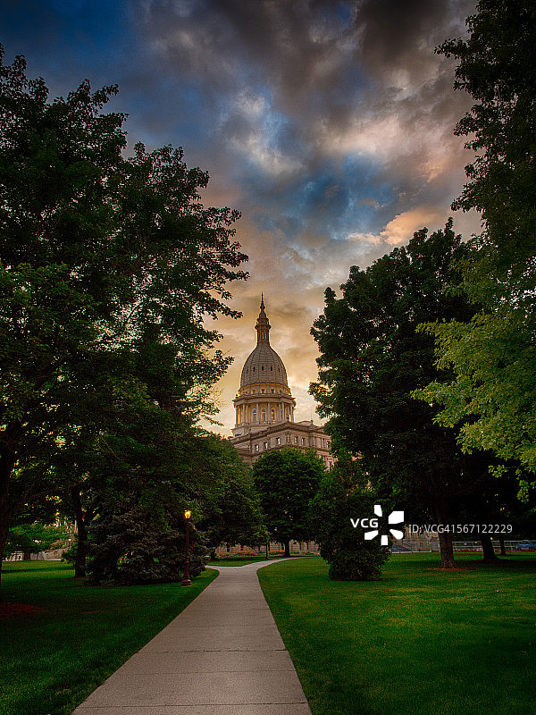 密歇根州议会大厦图片素材