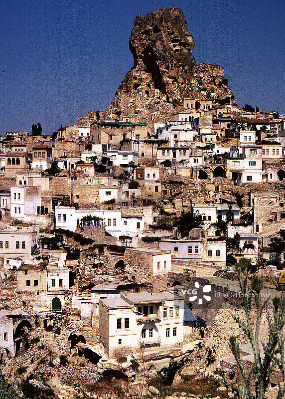 土耳其奥尔塔希萨尔城堡岩石图片素材