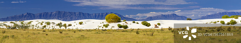 新墨西哥州白沙国家纪念地图片素材