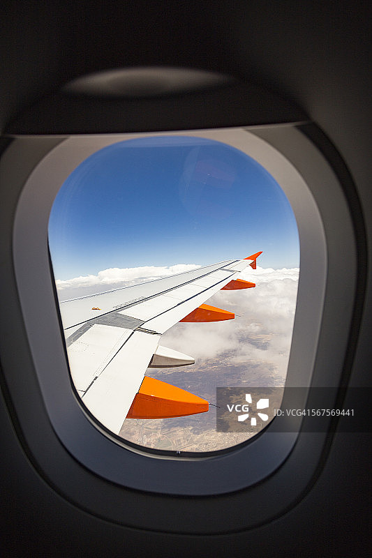 飞机视角图片素材