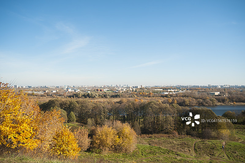 莫斯科的明媚秋色图片素材