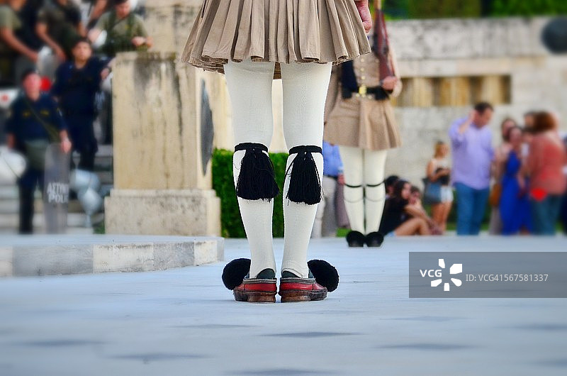 希腊总统卫队士兵图片素材