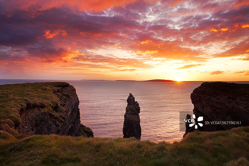 Ballybunion 悬崖图片素材