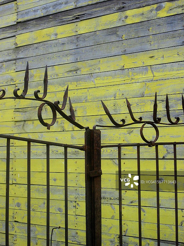 西恩富戈斯彭塔戈尔达的铁门，古巴图片素材