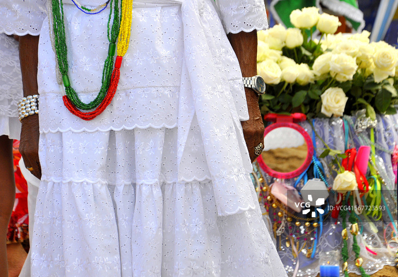 巴西萨尔瓦多巴伊亚Yemanjá派对图片素材