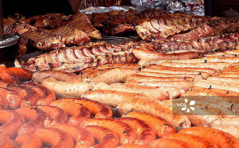 烤猪肉图片素材