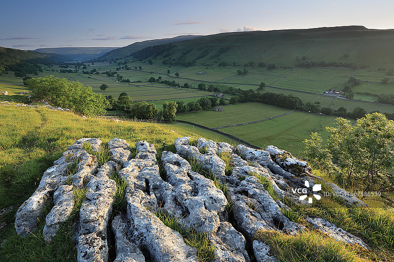 约克郡山谷上瓦费代尔图片素材