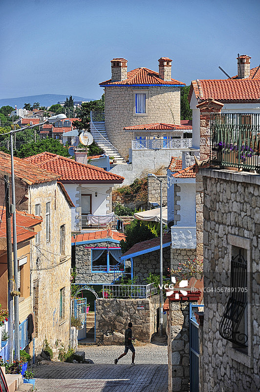 阿拉恰特（伊兹密尔）的街景图片素材