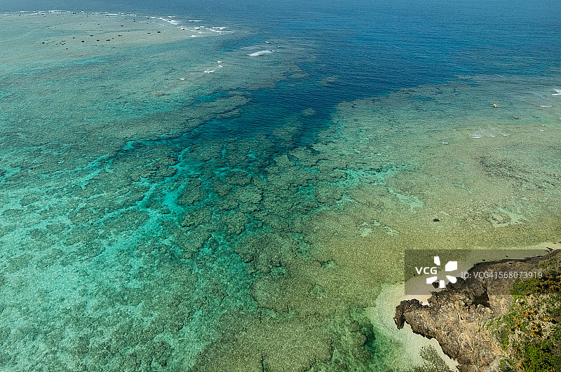 热带珊瑚礁岛屿天堂图片素材