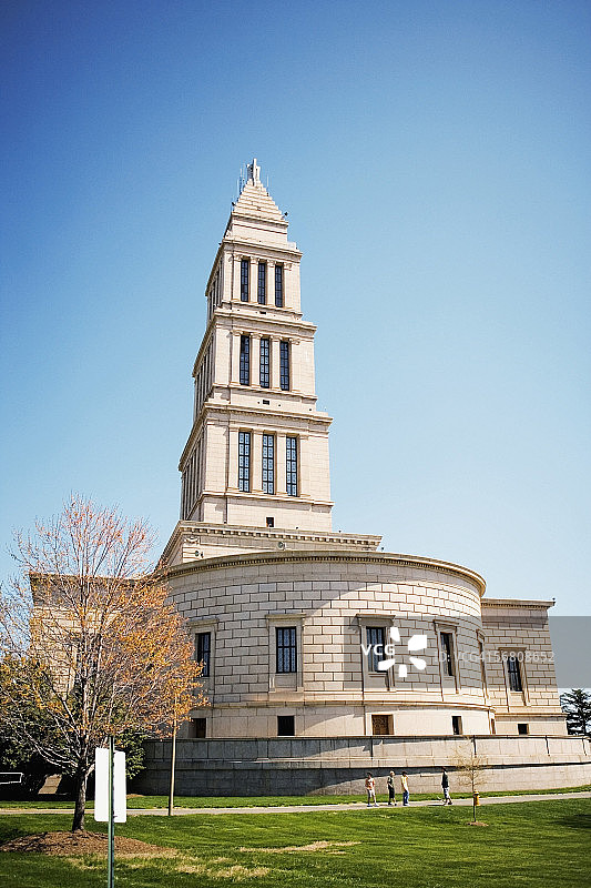 美国弗吉尼亚州乔治·华盛顿共济会国家纪念馆外墙图片素材