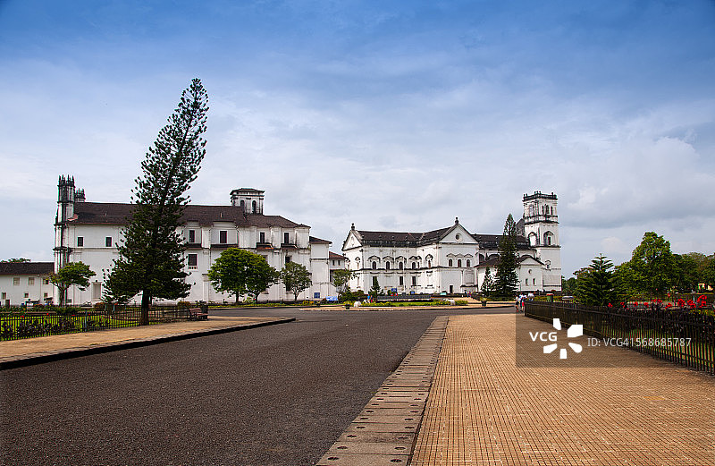 印度果阿老城塞主教座堂图片素材