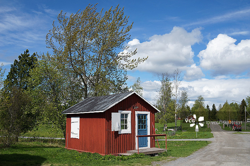 老城教堂镇图片素材