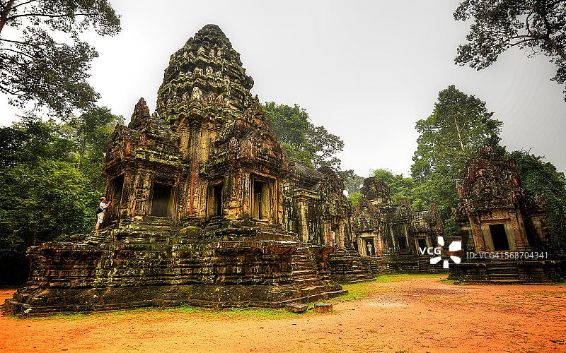 柬埔寨暹粒的Thommanom图片素材