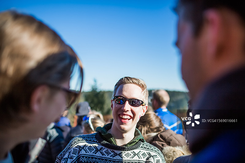 越野赛观众图片素材