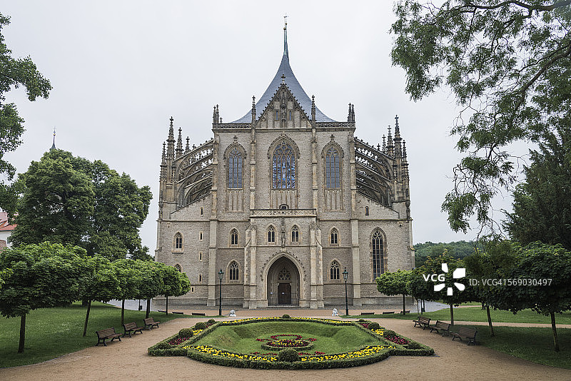 库特纳霍拉圣巴巴拉教堂图片素材