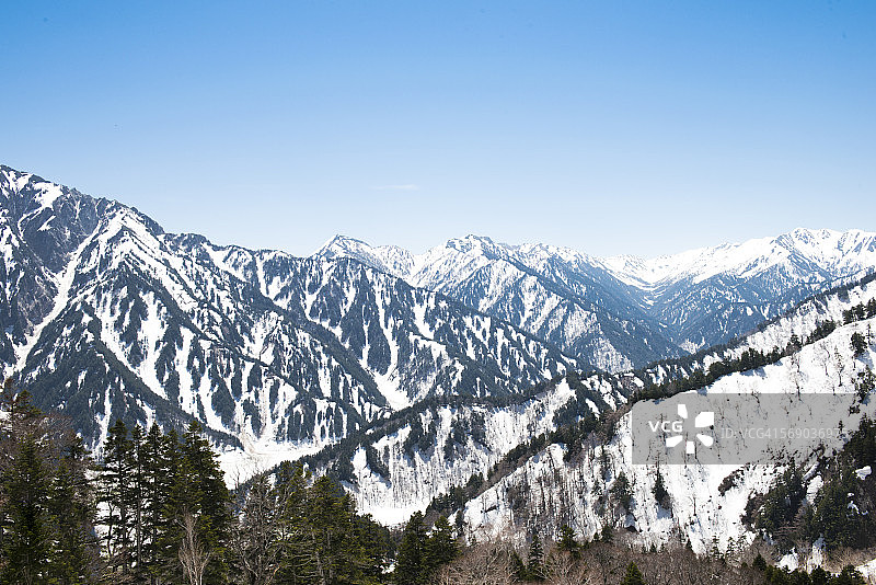 日本富山县立山图片素材