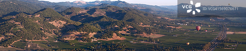 热气球景观图片素材