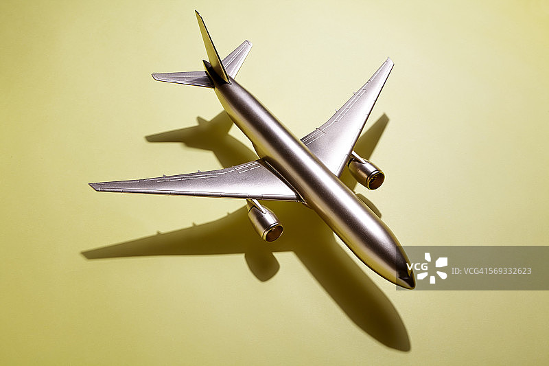 金色飞机图片素材