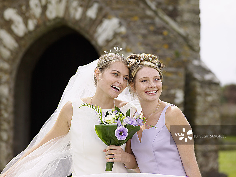 新娘和伴娘图片素材