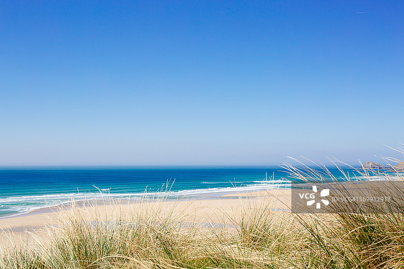 康沃尔郡的佩兰海滩图片素材