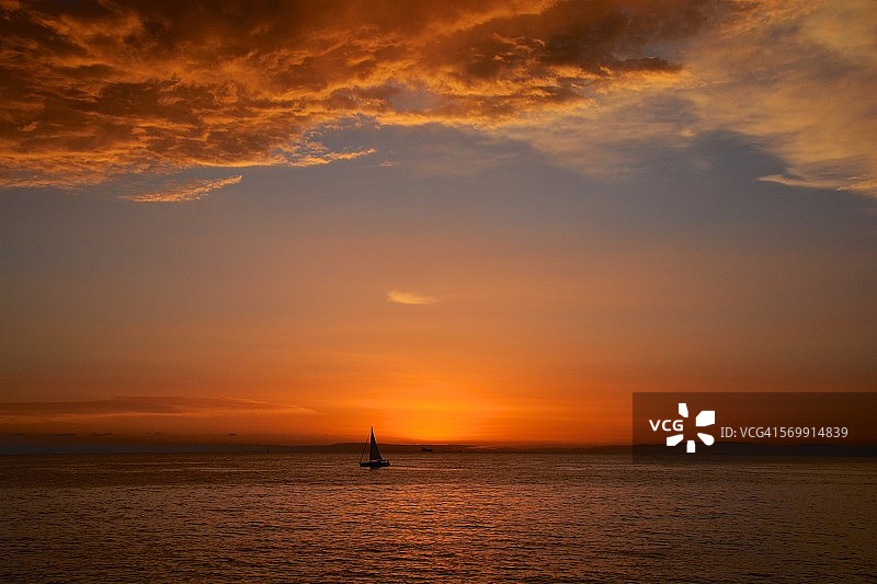 米拉佐日出图片素材