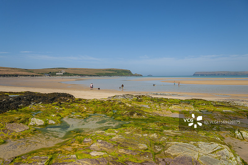 帕兹托，卡梅尔河沿岸的海滩图片素材