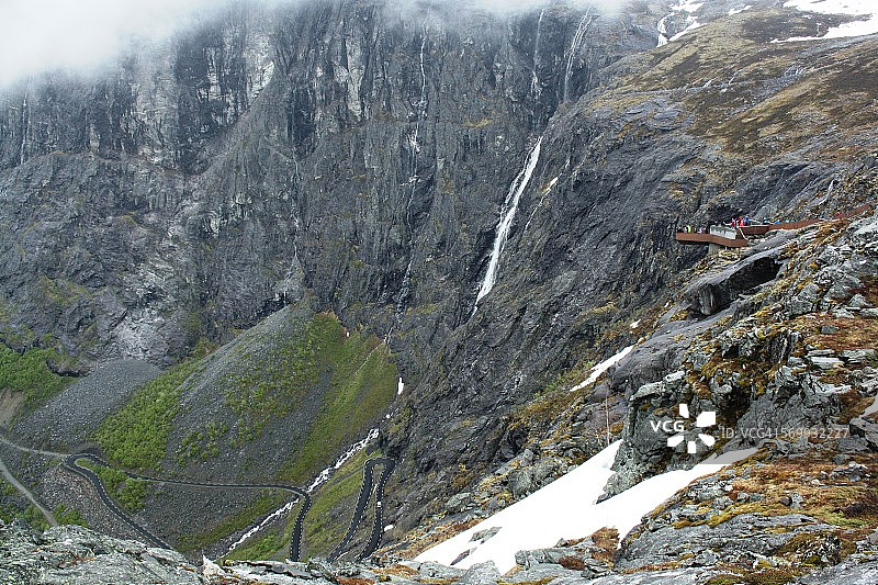 特罗斯蒂根山路观景点图片素材