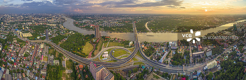 曼谷高架道路图片素材