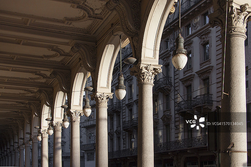 都灵拱廊图片素材