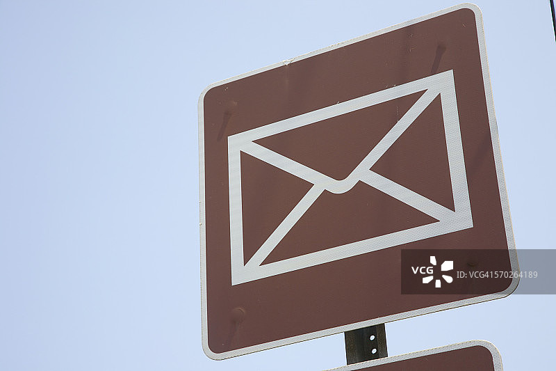 附近邮局街道标志图片素材