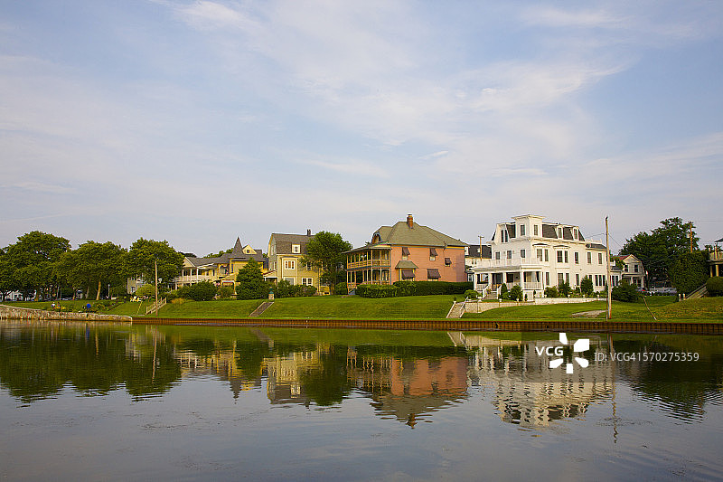 新泽西州海洋格罗夫住宅区图片素材