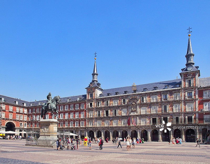马德里马约尔广场图片素材