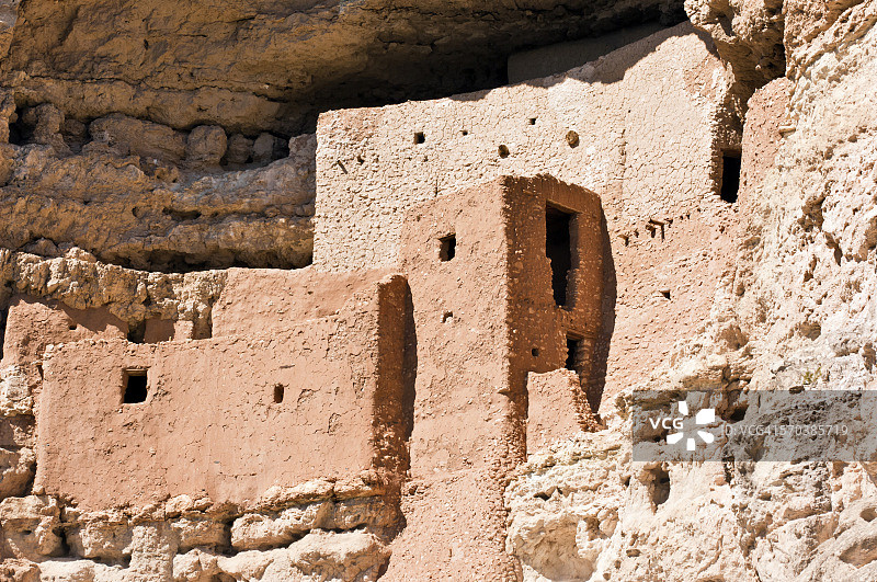 美国亚利桑那州蒙特祖玛城堡国家纪念碑图片素材