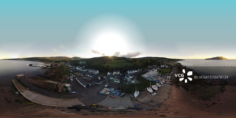 阿伦岛拉姆拉什湾和圣岛图片素材