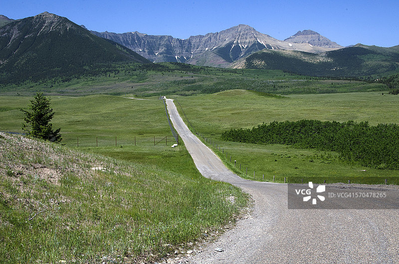 加拿大乡村公路图片素材