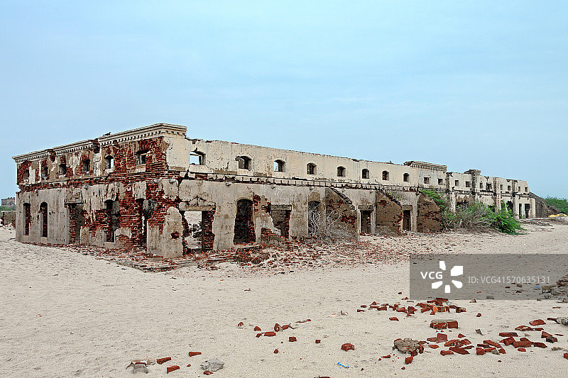达努什科迪学校遗址图片素材