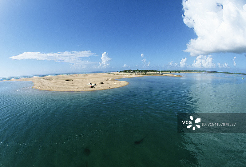 巴拉海滩的航拍图片素材