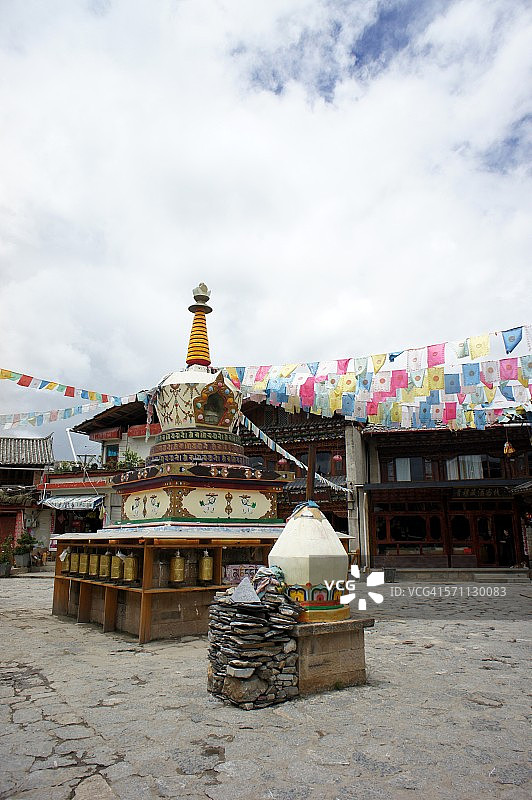 中国云南迪庆古城图片素材