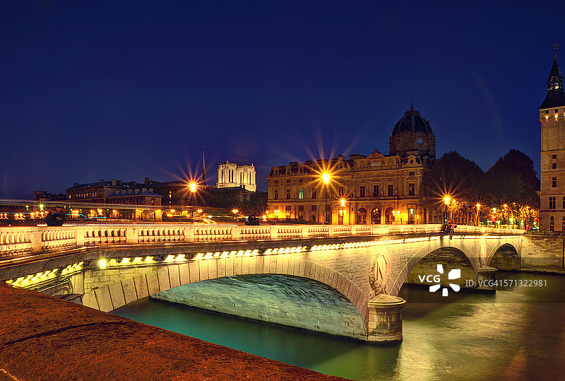 巴黎夜景图片素材