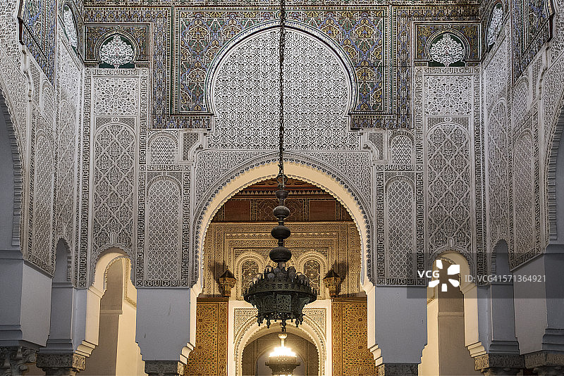 摩洛哥梅克内斯，穆莱·伊斯梅尔陵墓图片素材