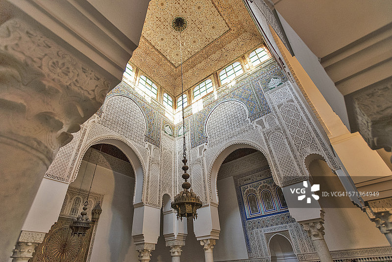 摩洛哥梅克内斯，穆莱·伊斯梅尔陵墓图片素材