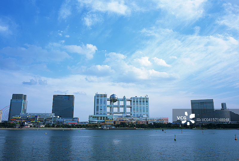 建筑物与东京湾图片素材
