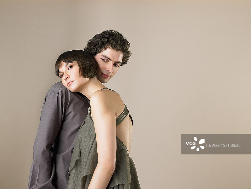 影棚情侣图片素材