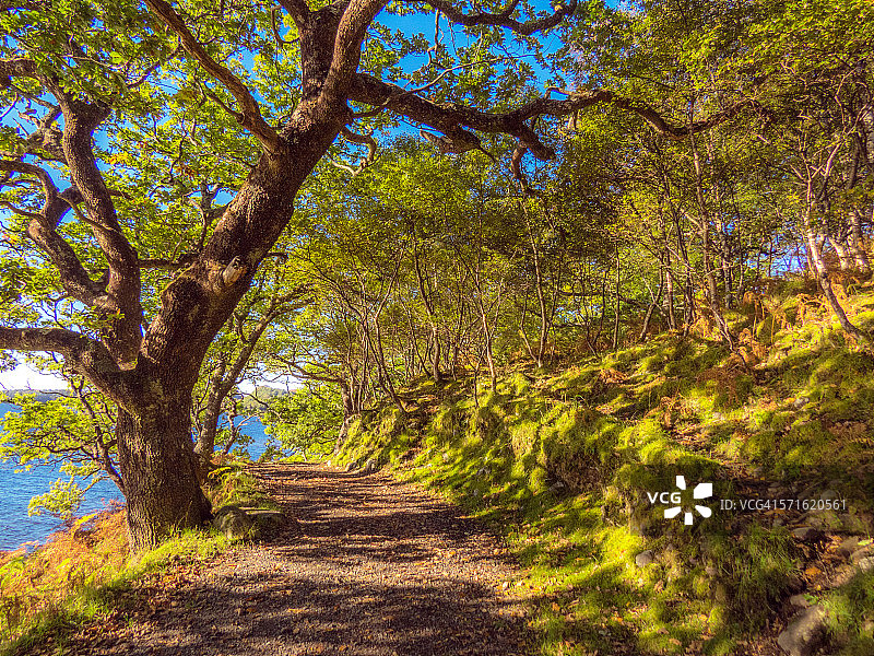 苏格兰洛哈伯的莫拉尔湖图片素材