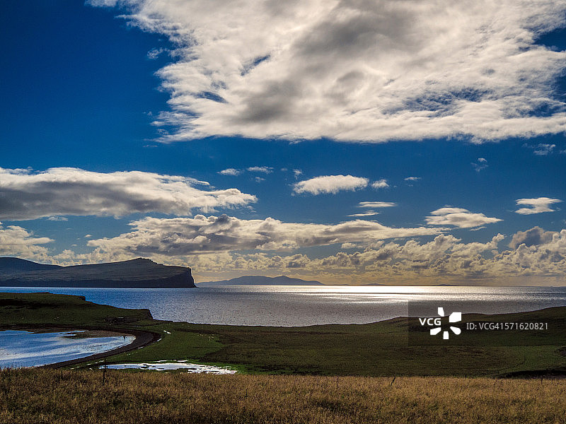 斯凯岛阿德莫尔湾的川普景色图片素材